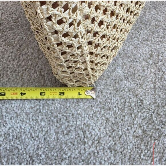 Jean Paul Gaultier Raffia Crochet Designer Summer Beach Tote-NEW - Picture 5 of 7